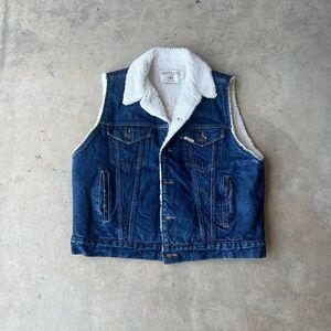 Shepler’s Denim Sherpa Lined Vest Mens size XL WESTERN COWBOY